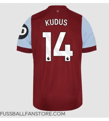 West Ham United Mohammed Kudus #14 Replik Heimtrikot 2023-24 Kurzarm